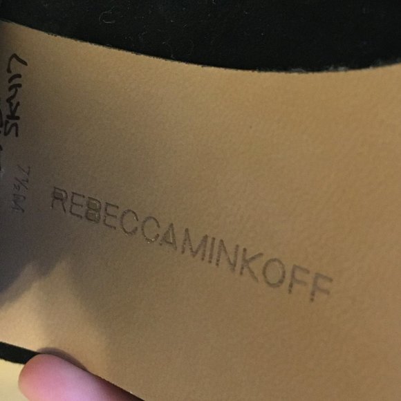 REBECCA MINKOFF Velvet Embroidered Boots (7.5) - Picture 4 of 4